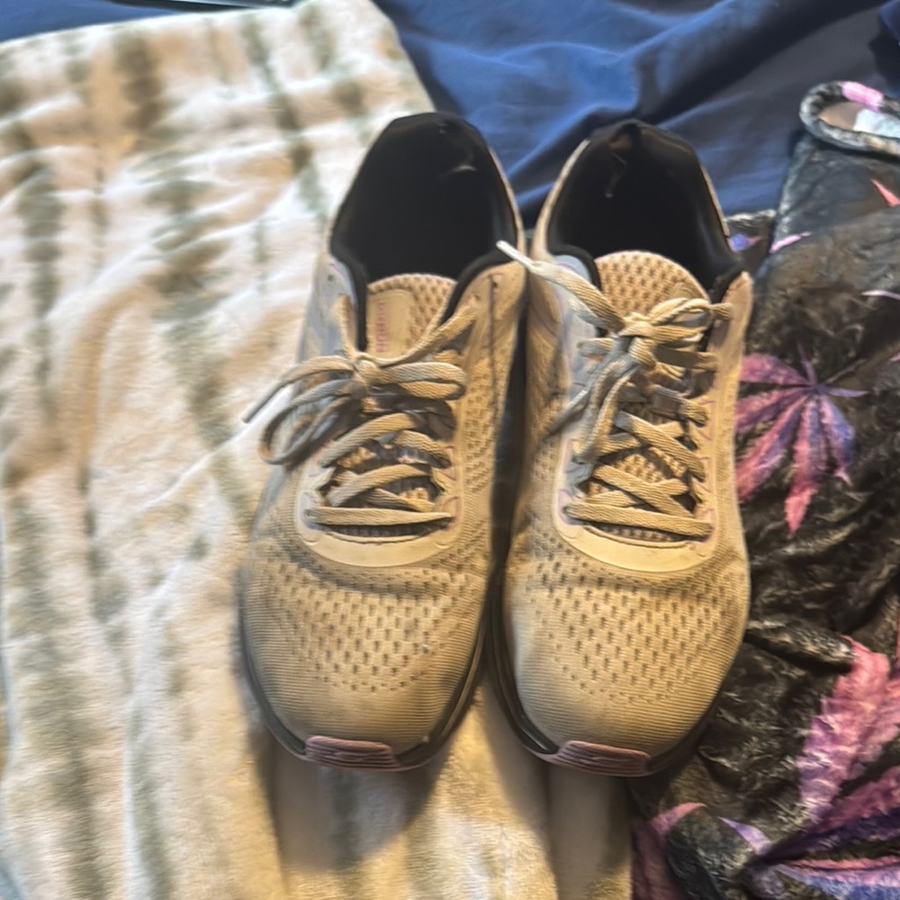 Beige Athletic Sneakers